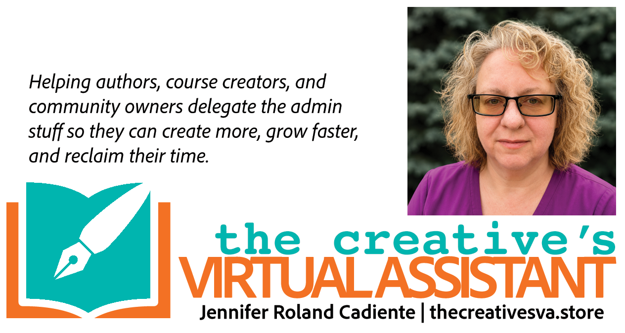 The Creative's Virtual Assistant
Jennifer Roland Cadiente
thecreativesva.store
Helping authors, course creators, and community owners delegate the admin stuff so they can create more, grow faster, and reclaim their time.